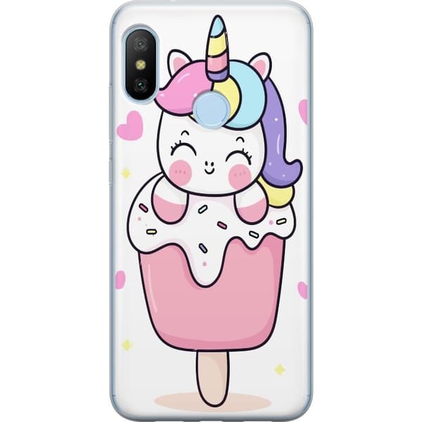 Mobilskal till Xiaomi Mi A2 Lite med Glad enhörning