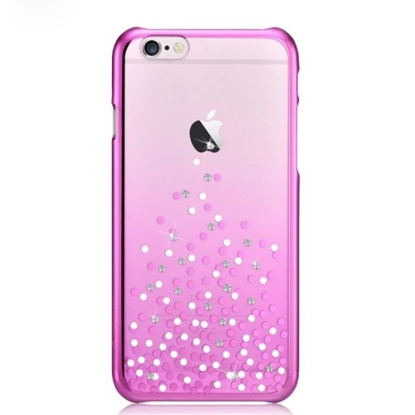 COMMA Baksideskal till Apple iPhone 6(S) Plus- Dots - Rosa Rosa