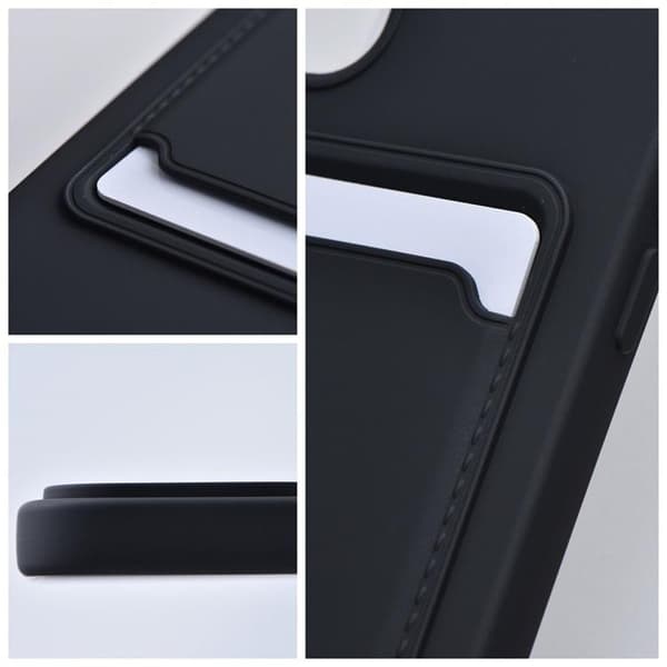 Galaxy A35 5G Kortholder Mobilcover - Sort Black