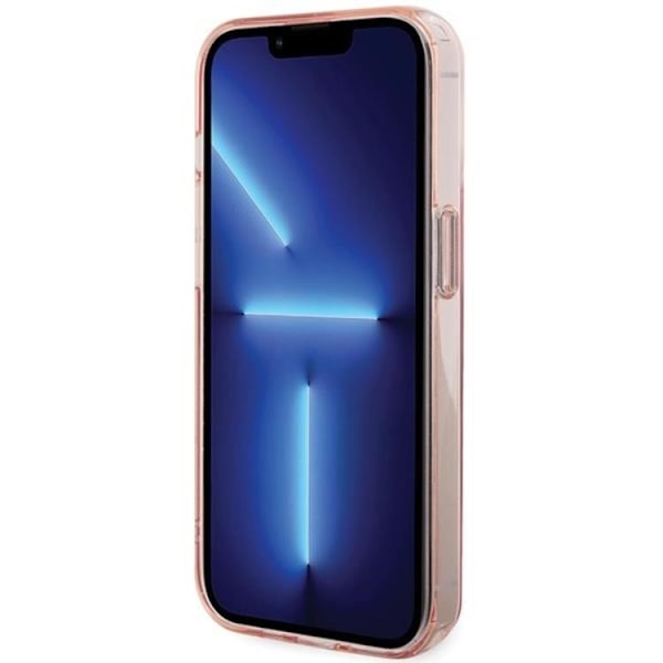 KARL LAGERFELD iPhone 15 Pro Mobilskal MagSafe Ringställ - Rosa