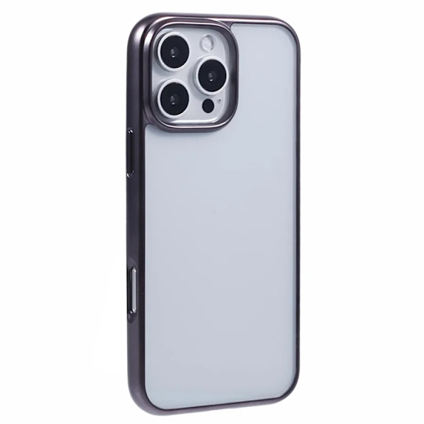 KIGC Mobilskal till iPhone 16 Pro Max Ice Silk - Grå Grå