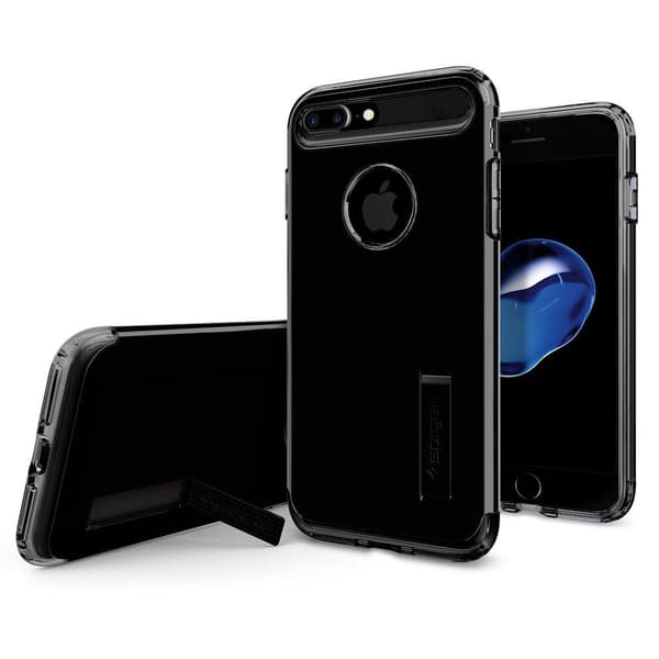 SPIGEN Slim Armor Skal till Apple iPhone 7 Plus - Jet Black Svart