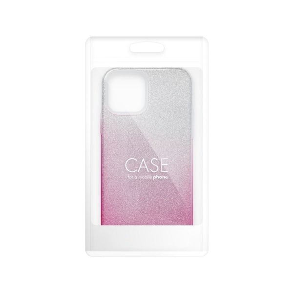 Galaxy S24 Ultra -matkapuhelimen kuori kiiltävä - vaaleanpunainen/läpinäkyvä