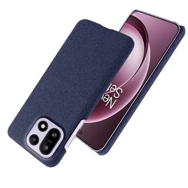 Mobilskal till OnePlus 15 5G Cloth Texture Anti-Scratch - Blå Blå