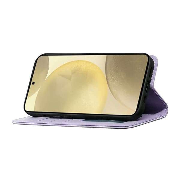 Plånboksfodral för Samsung Galaxy S26 Plus Konstläder - Lila