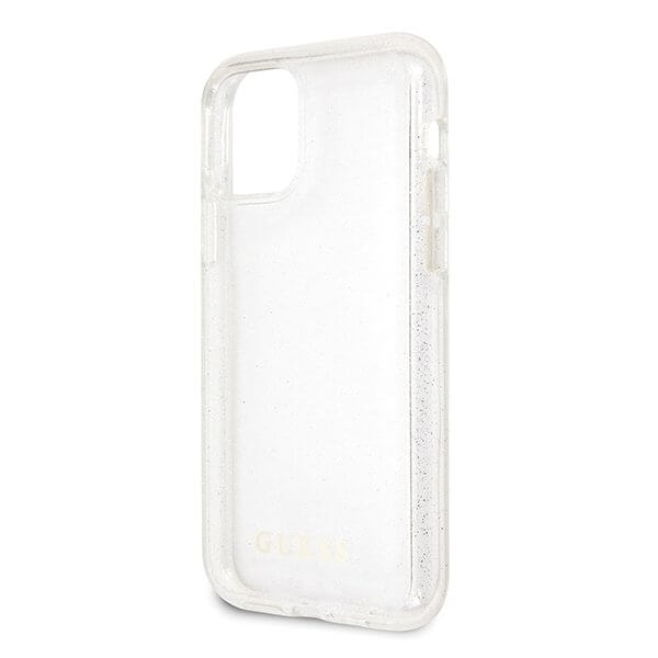 Guess iPhone 11 Pro skal Glitter Silver Silver