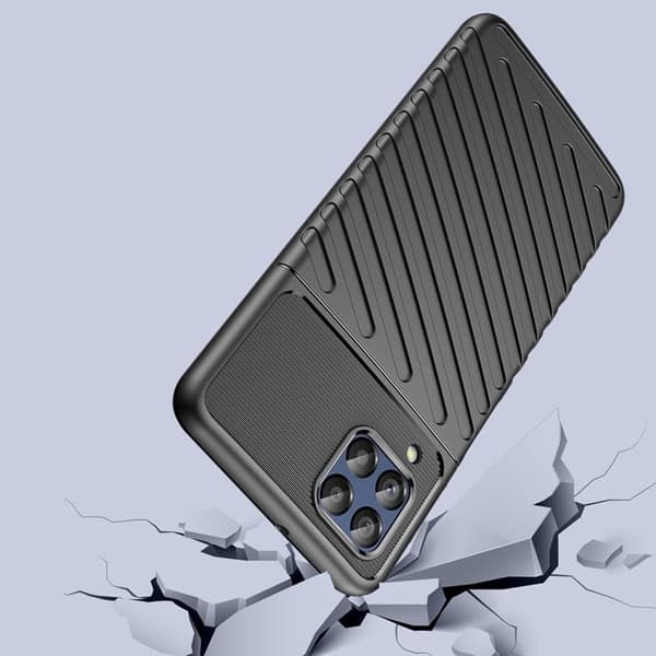 Galaxy M53 5G Taske Thunder Armored Fleksibel - Sort Black