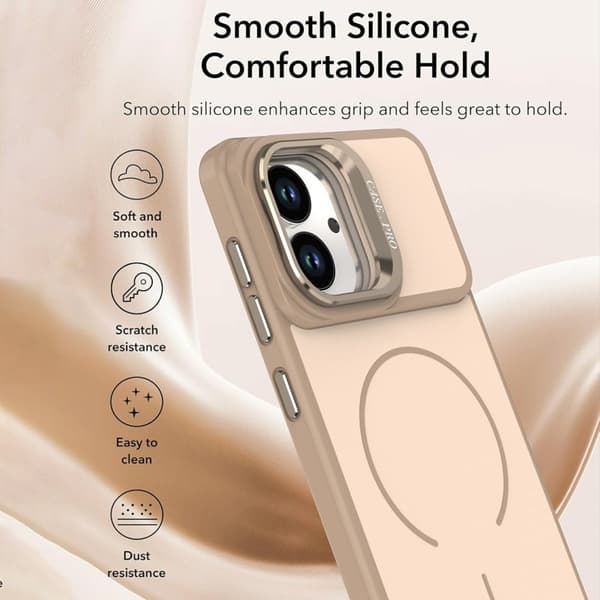 Mobilskal till Samsung Galaxy S26 Edge Plast med Ställ - Blå