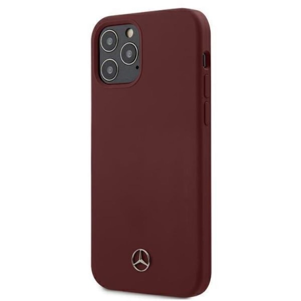 Mercedes iPhone 12/12 Pro Case Silikone - Rød