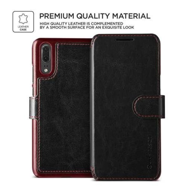 Verus Dandy Layered Plånboksfodral till Huawei P20 - Svart Svart