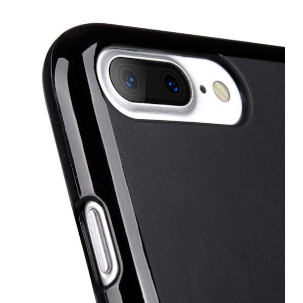 Melkco Poly Jacket TPU Skal till iPhone 7 Plus & iPhone 8 Plus Svart