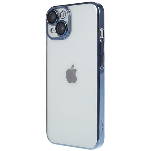 X-LEVEL Mobilskal till iPhone 13 TPU+PC Blå med Kameralinsskydd