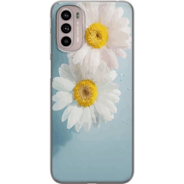 Mobiletui til Motorola Moto G41 med sommerblomster