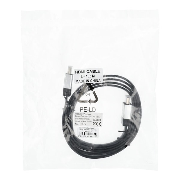 HDMI High Speed Kabel ver. 2.0, 1,5 meter