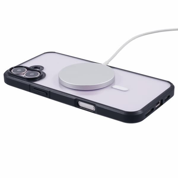 X-LEVEL Crystal Clear Series Mobilskal till iPhone 16 TPU+PC Svart