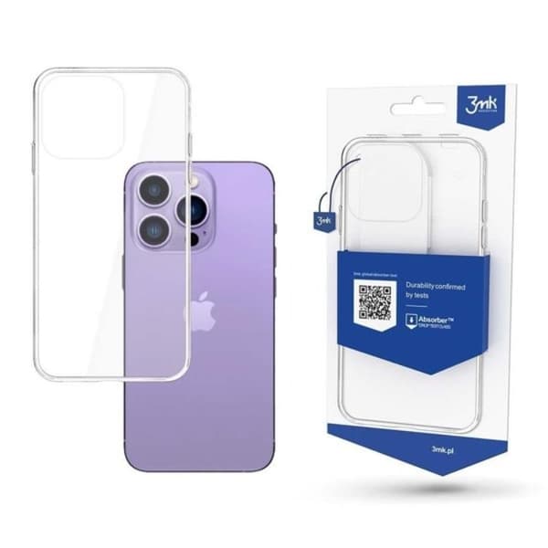 3MK iPhone 14 Pro Max Skal Armor - Klar Transparent