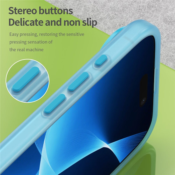 Mobilskal till iPhone Air MagSafe Slim Matte Translucent - Blå Blå