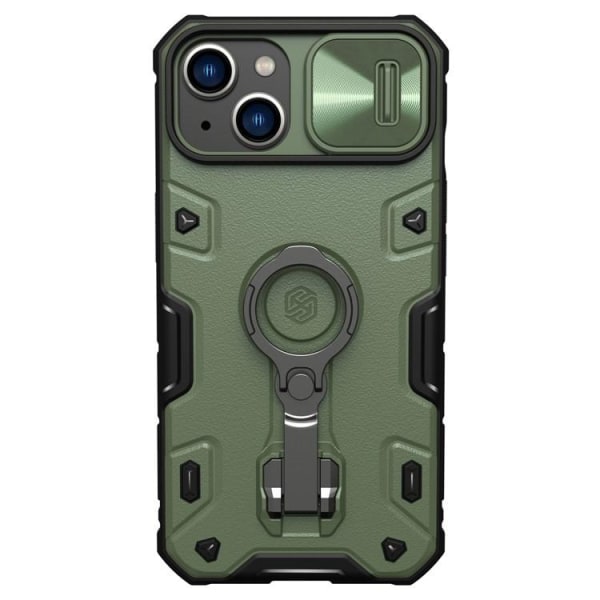 Nillkin iPhone 14 Plus Skal Ringhållare Armor Pro - Grön