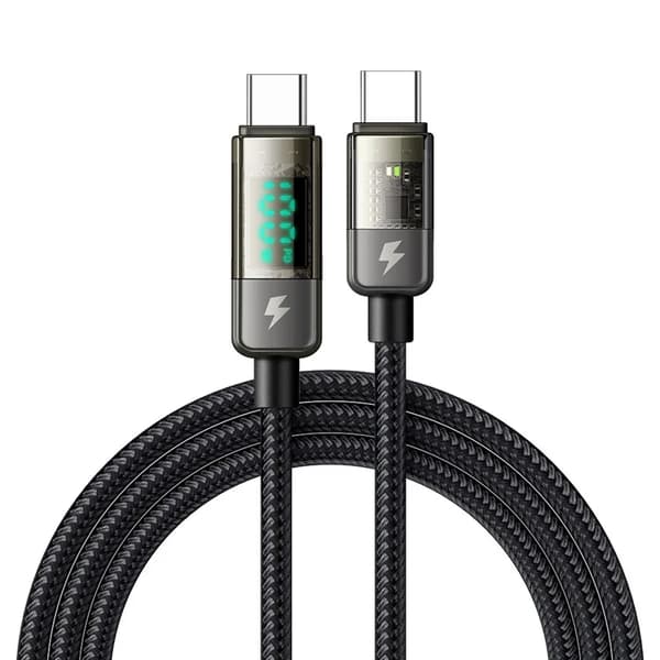 MCDODO USB-C - USB-C 100W Kabel 1.2m 5A CA-361 - Svart Svart