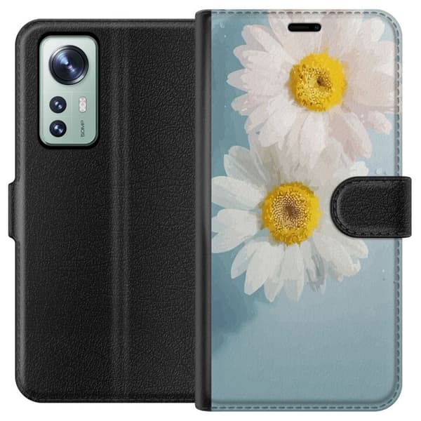 Plånboksfodral till Xiaomi 12 med Sommarblommor
