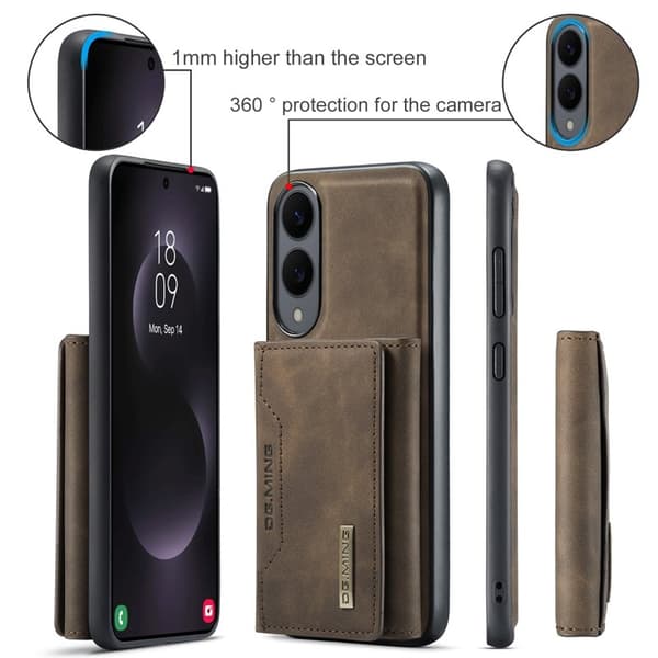 DG.MING M2 Series Mobilskal till Samsung Galaxy S25 Edge Brun