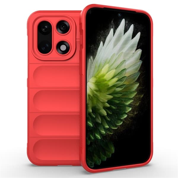 AMORUS Mobilskal till OnePlus 15 Rugged Soft TPU Shockproof Röd