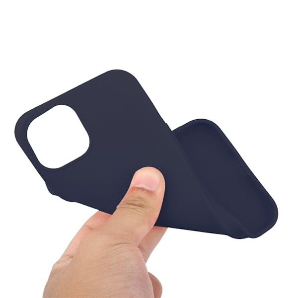iPhone 15 Plus Mobilskal TPU Matte Slim-Fit - Blå
