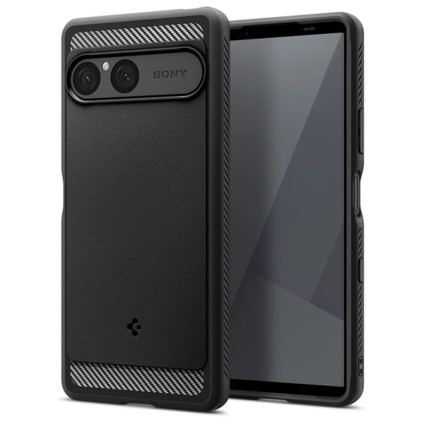 Spigen Mobilskal till Sony Xperia 10 VII Rugged Armor - Matte Svart Svart