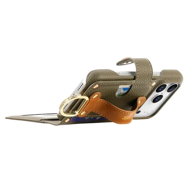 iPhone 17 Pro Konstläder Plånboksfodral RFID-Skydd Zipper - Grön Grön