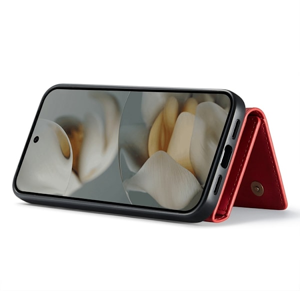 DG.MING Google Pixel 10 Pro/10 Plånboksfodral Detatchable M1 Röd