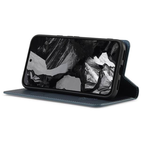 LC.IMEEKE L1 Series Google Pixel 8a Plånboksfodral Konstläder - Blå