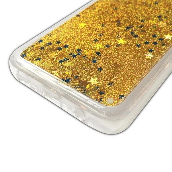 Glitter Skal till Samsung Galaxy S10 Plus - Guld Gul
