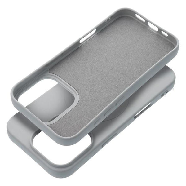 Telefontaske til iPhone 16 Pro Magsafe Silikone - Titanium Silver
