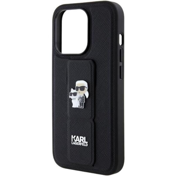 Karl Lagerfeld iPhone 15 Pro Mobilskal Gripstand Karl&Choupette