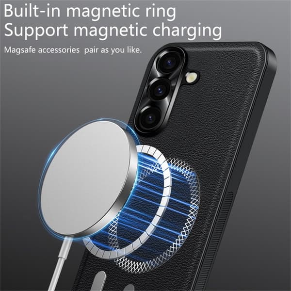 Mobilskal till Samsung Galaxy A55 5G PU Läder Skydd - Brun