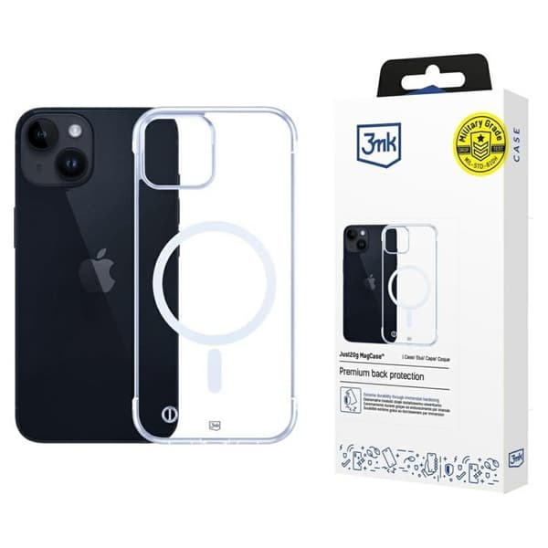 3MK Telefontaske til iPhone 14 MagSafe Just20G - Klar Transparent
