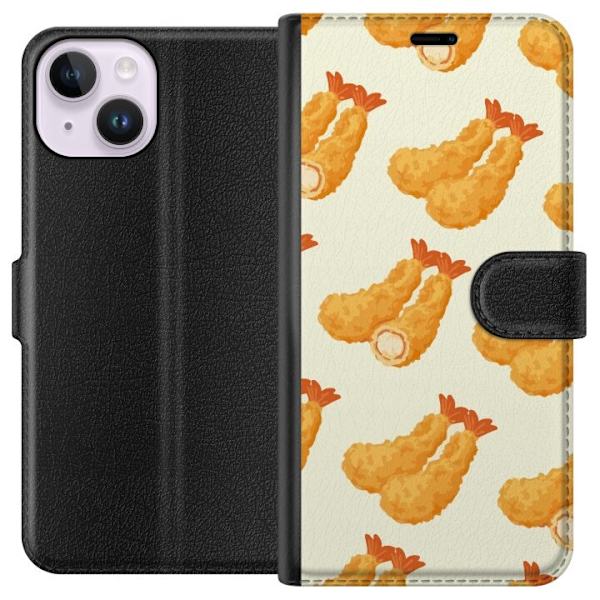 Plånboksfodral till Apple iPhone 15 med Räkor