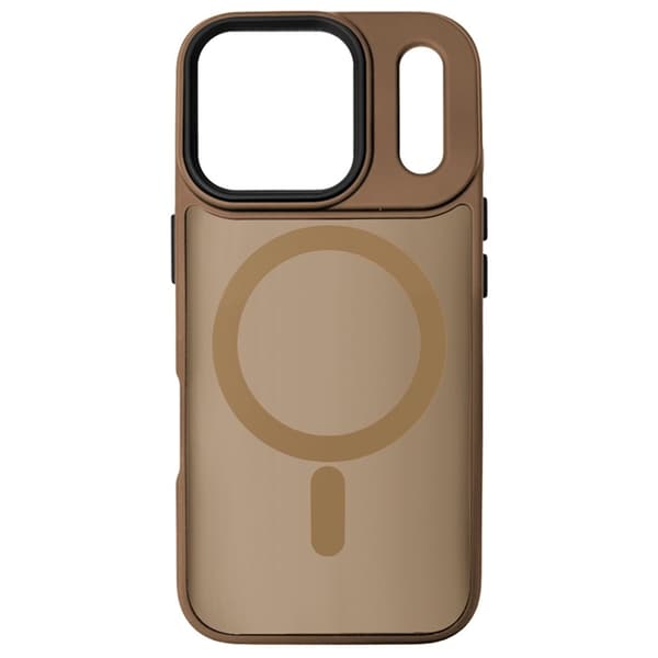 Mobilskal till iPhone 17 Pro Max MagSafe Skin Touch - Brun Brun