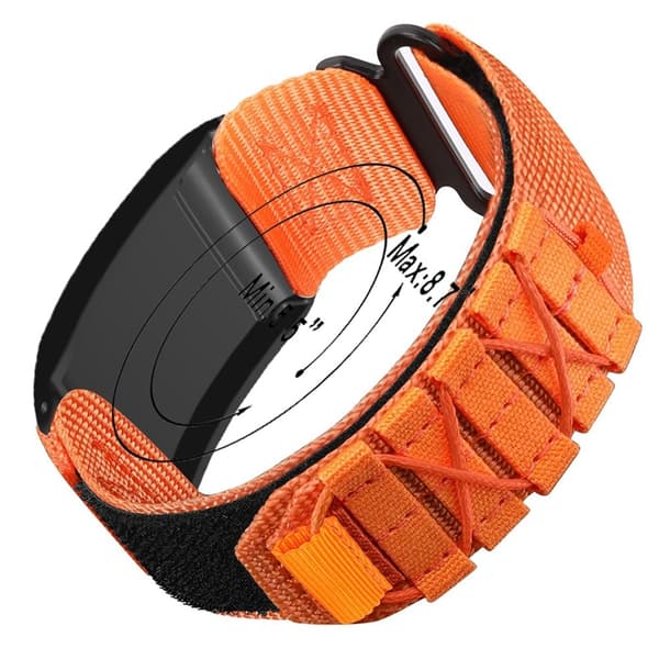 Whoop 4.0 Armband med Protective Mobilskal Nylon - Orange Orange