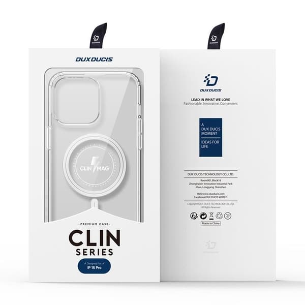 Dux Ducis Mobilskal till iPhone 15 Pro Magsafe Clin - Clear Transparent