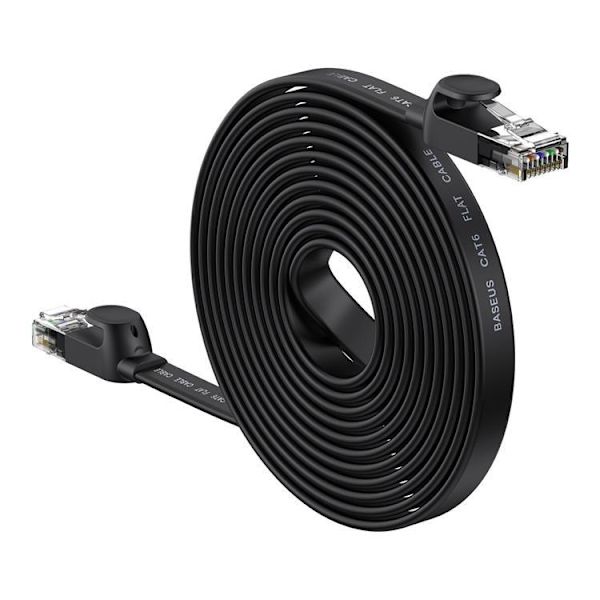 Baseus RJ45 Nätverk Kabel 15m High Speed - Svart Svart