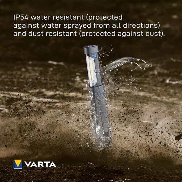 Varta Work Flex Telescope Light Arbejdsbelysning IP54 250 lm Svart