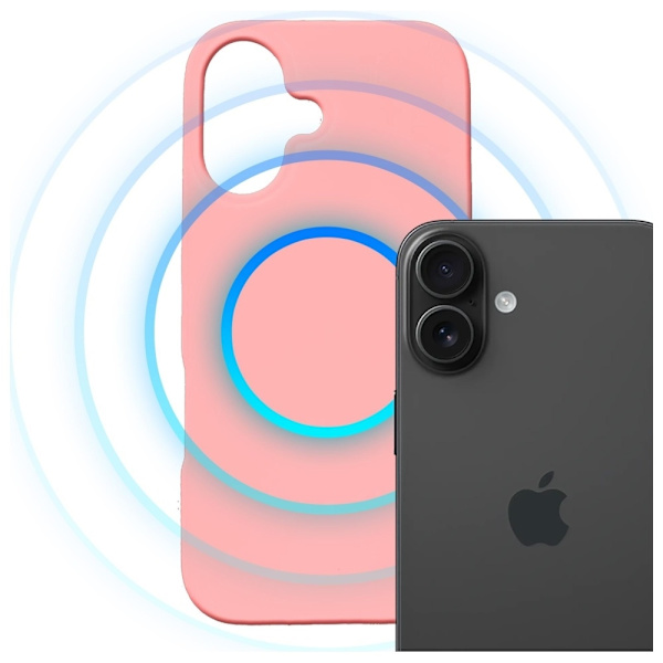 3MK telefontaske til iPhone 16 MagSafe Silicone Hardy - Pink