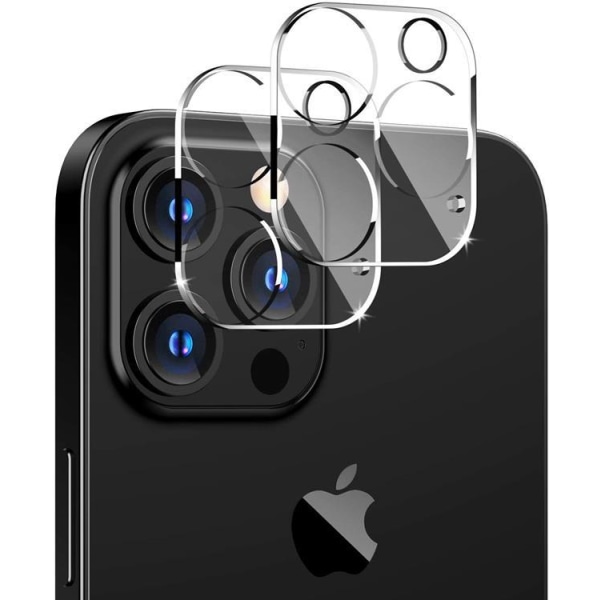 [2-Pack] Linsskydd I Härdat Glas iPhone 12 Pro - Clear