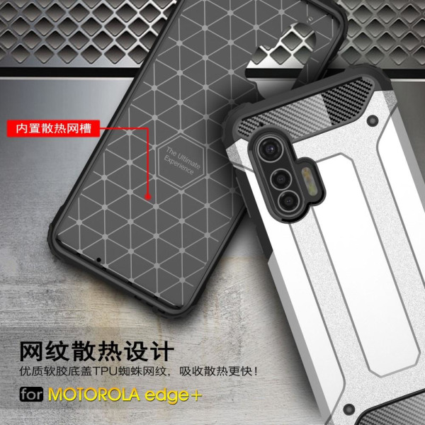 Armor Guard Mobilskal Motorola Edge Plus - Svart Svart