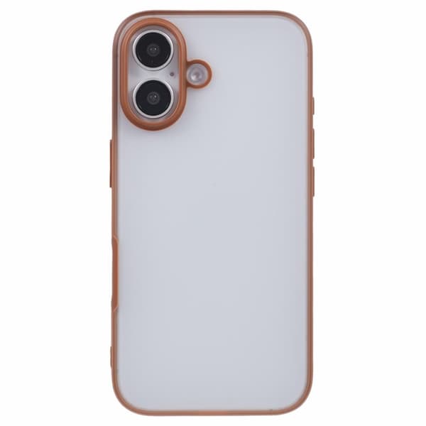 X-LEVEL Mobilskal till iPhone 16 PC+TPU Matt Skydd - Guld
