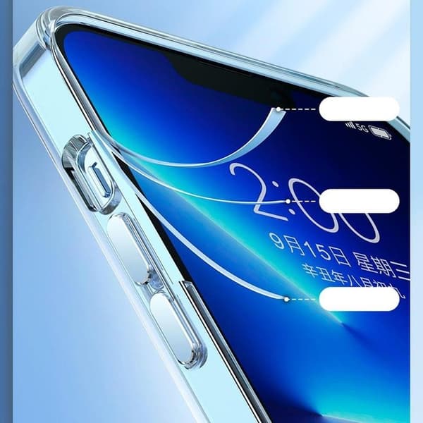 Kingxbar iPhone 13 Pro Skal Elegant Series - Transparent Transparent