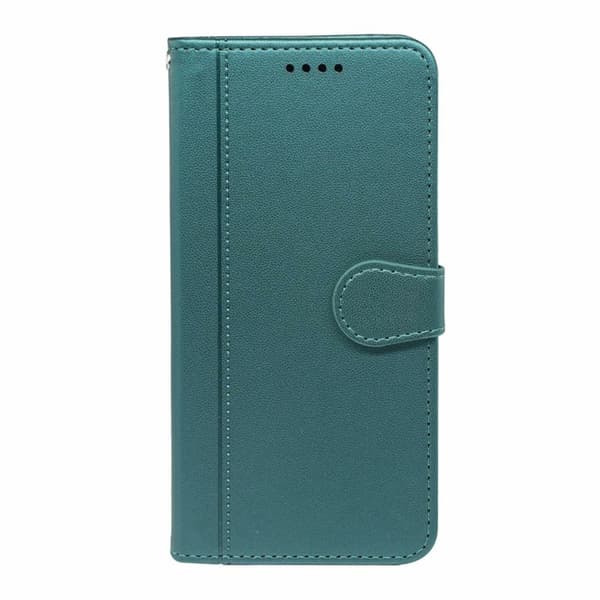 Plånboksfodral för Samsung Galaxy S26 Plus Magnetiskt Konstläder - Grön