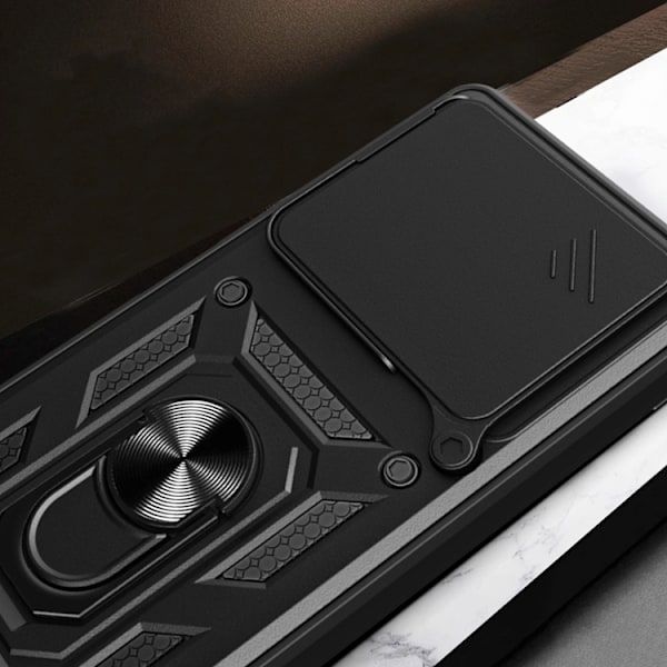 Tech-Protect Mobilskal För Xiaomi Redmi Note 15 Pro Plus Camshield Pro Svart