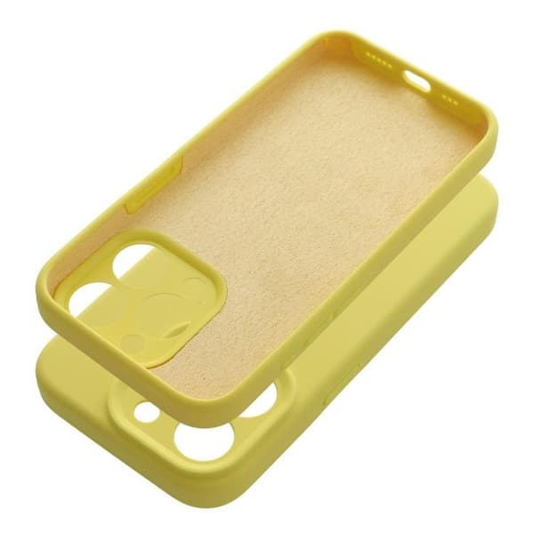 Telefontaske til iPhone 16 Plus Silikone 2mm - Citron Gul